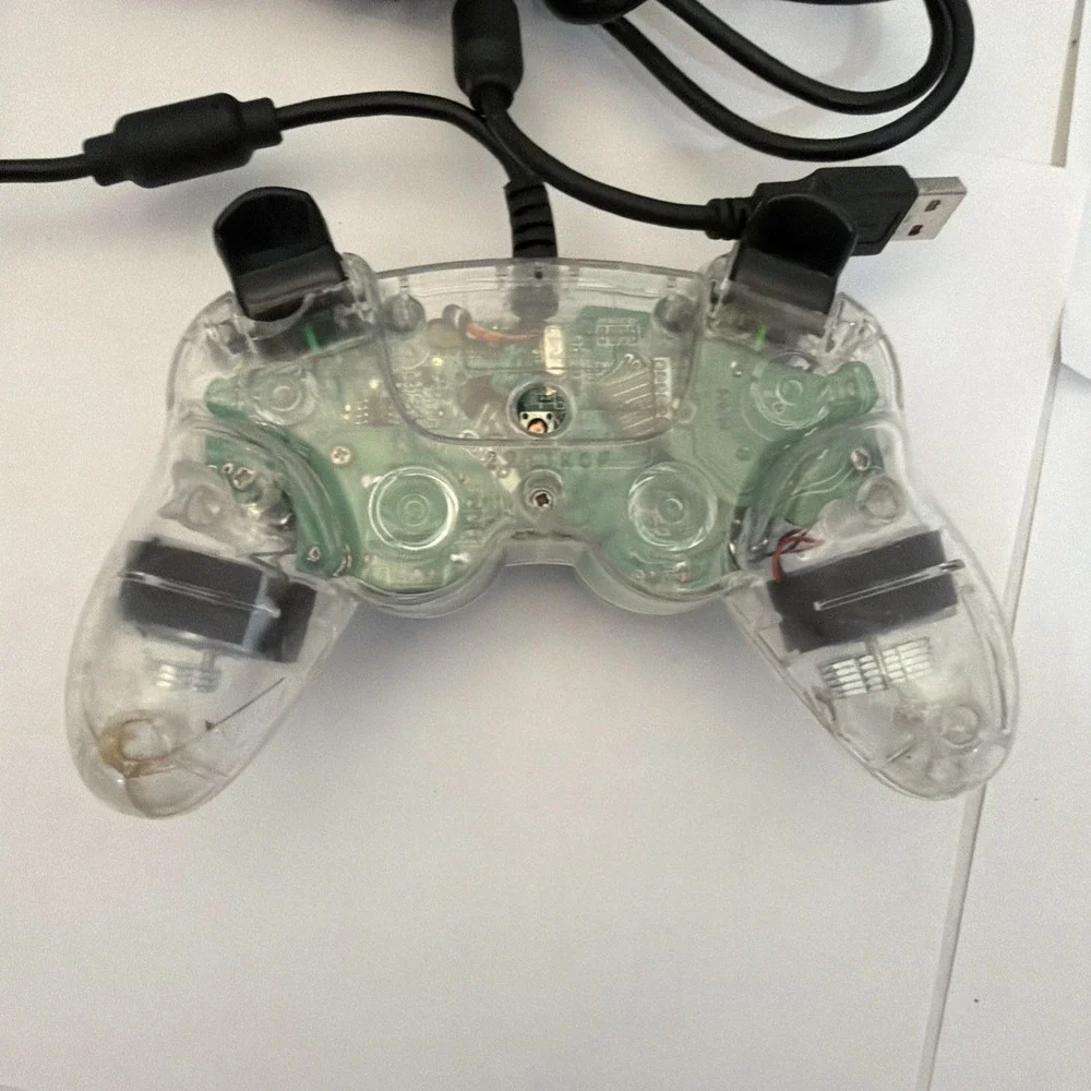Lot (6) USB Wired Controllers PS3 Nyko Gigaware RadioShack Afterglow Untested
